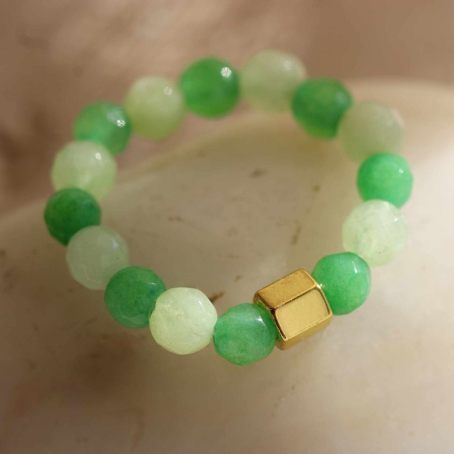 Zara green Ring, Jade