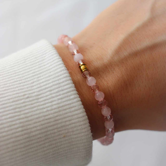 Mili Armband, Rosenquarz